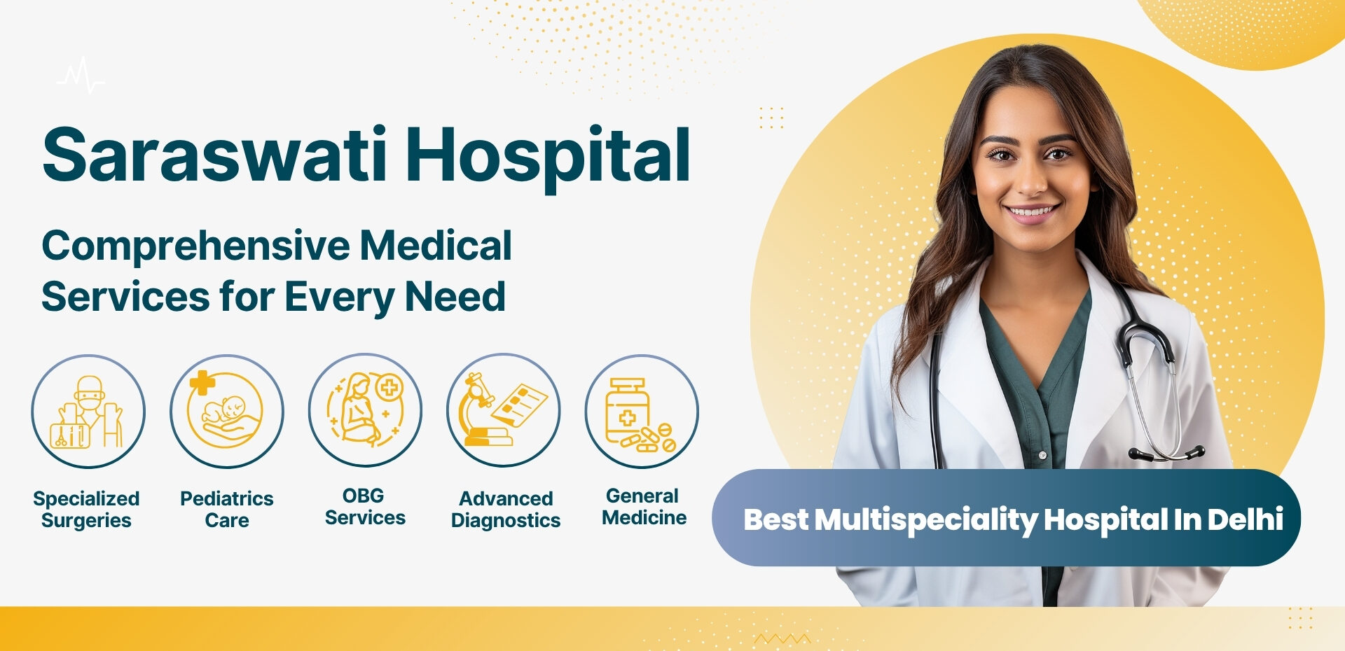 Saraswati Hospital banner